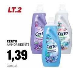 Certo - Ammorbidente Certo - Ammorbidente