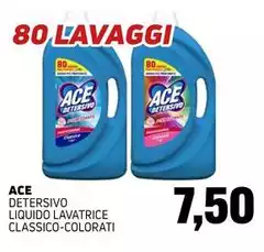 Ace - Detersivo Liquido Lavatrice Classico-Colorati Ace - Detersivo Liquido Lavatrice Classico-Colorati
