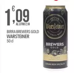 Warsteiner - Birra Brewers Gold