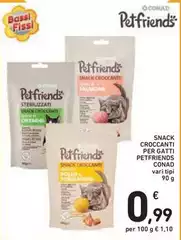Conad - Snack Croccanti Per Gatti Petfriends Conad - Snack Croccanti Per Gatti Petfriends