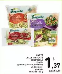 Bonduelle - Carta Delle Insalate