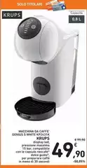Krups -  Macchina Del Caffègenius S White KP2431K