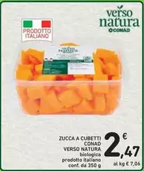 Conad - Zucca A Cubetti Verso Natura