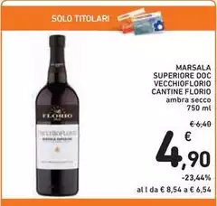 Cantine Florio - Marsala Superiore DOC Vecchioflorio