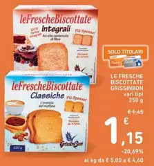 Grissin bon Grissinbon - Le Fresche Biscottate