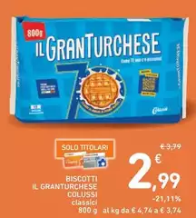 Colussi - Biscotti Il Granturchese