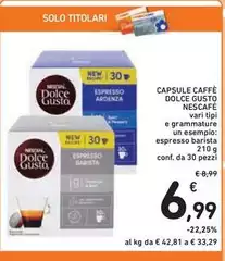 Nescafé - Capsule Caffè Dolce Gusto Nescafé - Capsule Caffè Dolce Gusto