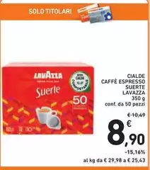 Lavazza - Cialde Caffè Espresso Suerte