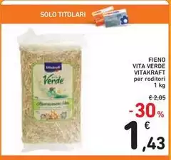 Vitakraft - Fieno Vita Verde Vitakraft - Fieno Vita Verde