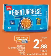 Colussi - Biscotti Il Granturchese