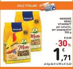 Vitakraft - Mangime Menu Vitakraft - Mangime Menu