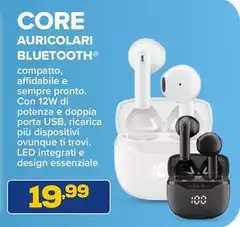 Pronto - Core Auricolari Bluetooth