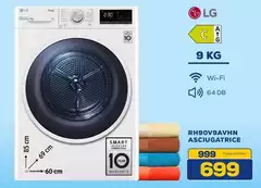 LG - Rh90v9avhn Asciugatrice
