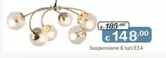 Sospensione 6 Luci E14