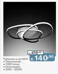 Plafoniera A Led 60W Plafoniera A Led 60W