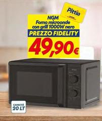 Ngm - Forno Microonde Con Grill Nero 