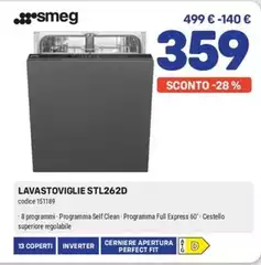 Smeg - Lavastoviglie STL262D