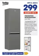 Beko - Frigorifero RCSA300K40GN