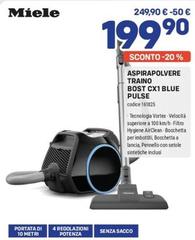 Miele - Aspirapolvere Traino BOST CX1 BLUE PULSE