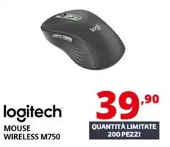 Logitech - Mouse Wireless M750