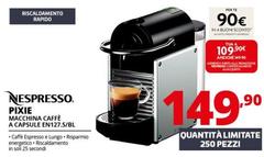 Nespresso - Pixie Macchina Caffè A Capsule EN127.S/BL