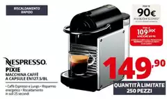 Nespresso - Pixie Macchina Caffè A Capsule EN127.S/BL