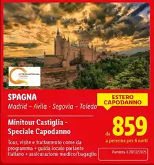 Minitour Castiglia-Speciale Capodanno Minitour Castiglia-Speciale Capodanno