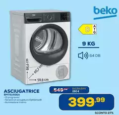 Beko - Asciugatrice Bmteu93ea