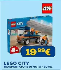 Lego - City Trasportatore Di Moto 60491