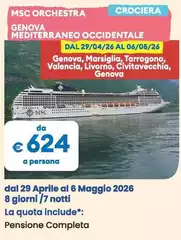 Msc Orchestra Crociera Mediterraneo Occidentale