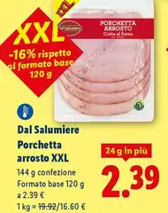 Dal Salumiere - Porchetta Arrosto XXL