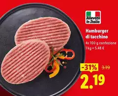 Hamburger Di Tacchino