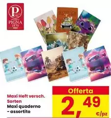 Pigna - Maxi Heft Versch. Maxi Quaderno Pigna - Maxi Heft Versch. Maxi Quaderno