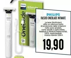 Philips - Rasoio Oneblade Intimate Philips - Rasoio Oneblade Intimate