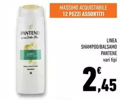 Pantene - Linea Shampoo/Balsamo