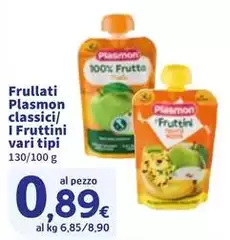 Plasmon - Frullati Classici/I Fruttini