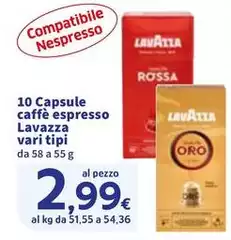 Lavazza - 10 Capsule Caffè Espresso