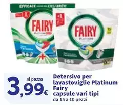 Fairy - Detersivo Per Lavastoviglie Platinum Capsule Fairy - Detersivo Per Lavastoviglie Platinum Capsule