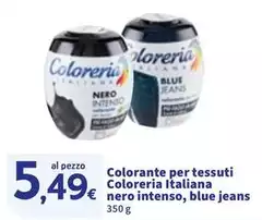 Coloreria Italiana - Colorante Per Tessuti Coloreria Italiana Nero Intenso, Blue Jeans Coloreria Italiana - Colorante Per Tessuti Coloreria Italiana Nero Intenso, Blue Jeans