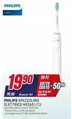 Philips - Spazzolino Elettrico HX3651/13 Philips - Spazzolino Elettrico HX3651/13