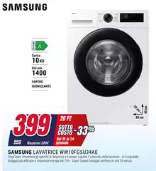Samsung - Lavatrice WW10FG5U34AE