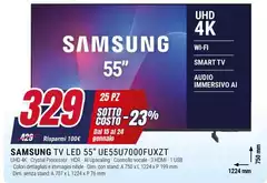 Samsung - Tv Led 55" UE55U7000FUXZT