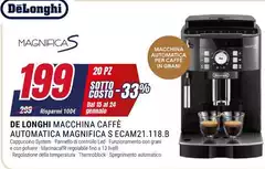 De Longhi - Macchina Caffè Automatica Magnifica S ECAM21.118.B