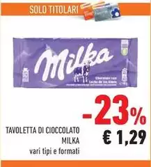 Milka - Tavoletta Di Cioccolato