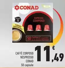 Conad - Caffè Corposo Nespresso Conad - Caffè Corposo Nespresso
