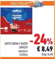 Lavazza - Caffè Crema E Gusto Lavazza - Caffè Crema E Gusto