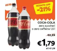 Coca Cola - Zero Zuccheri O Zero Caffeina