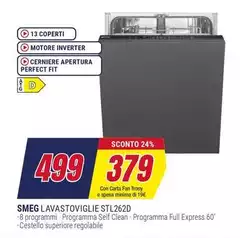 Smeg - Lavastoviglie STL262D Smeg - Lavastoviglie STL262D