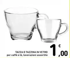 Tazza O Tazzina In Vetro Tazza O Tazzina In Vetro