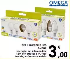 Omega - Set Lampadine Led Omega - Set Lampadine Led